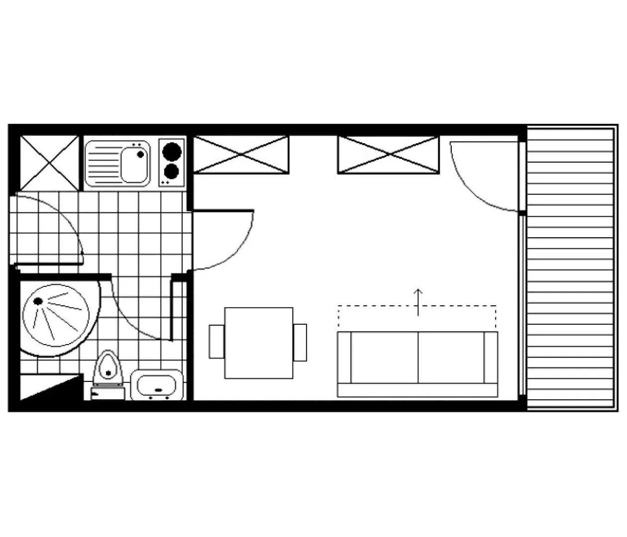 Residence Oisans - Studio Agreable - Skis Aux Pieds - Balcon Mae-3394 Saint-Martin-de-Belleville